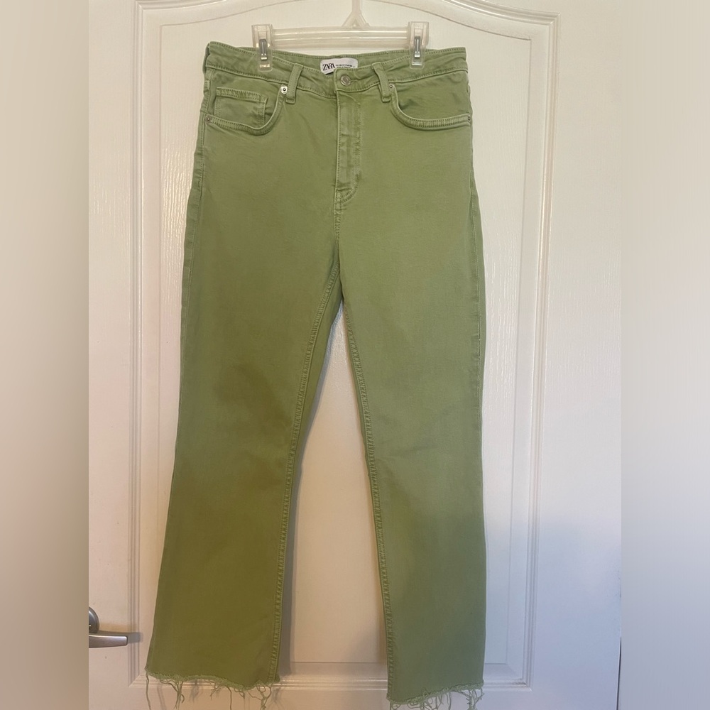 Zara Cropped Flare Jeans